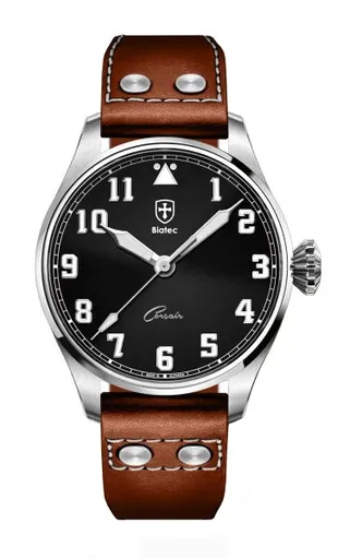 Biatec Corsair CS 01 N - Světle hnědý kožený pilot řemínek