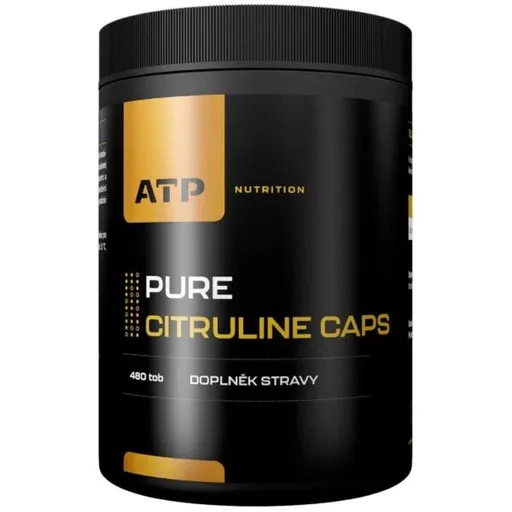 ATP NUTRITION PURE CITRULINE CAPS 480 TOBOLEK Citrulinový doplněk, černá, velikost