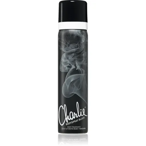Revlon Charlie Black deodorant s parfemací pro ženy 75 ml