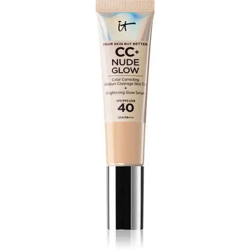 IT Cosmetics Your Skin But Better CC + Nude Glow CC krém pro rozjasnění pleti SPF 40 Fair 32 ml