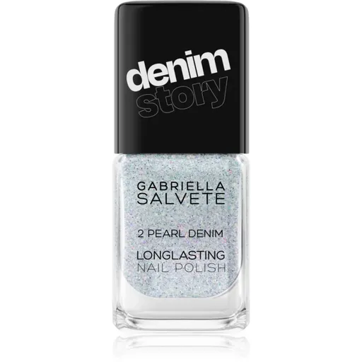 Gabriella Salvete Longlasting Enamel Denim Story dlouhotrvající lak na nehty odstín 02 Pearl Denim 11 ml