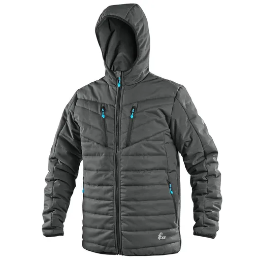 Canis (CXS) Pánská zimní bunda CXS 4ENVI PORTLAND - Tmavě šedá | XL