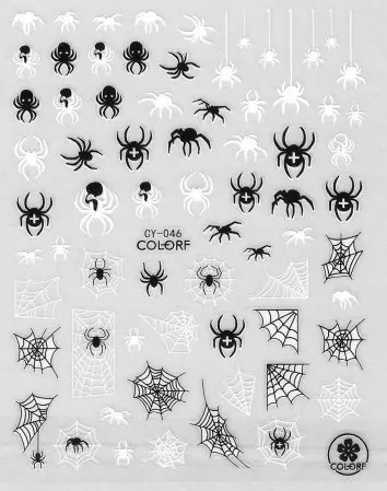 Samolepky na nehty svítící ve tmě - Halloween 46