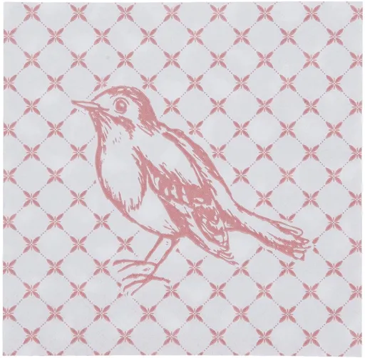 Papírové ubrousky s ptáčky Fly Away - 33*33 cm (20) Clayre & Eef