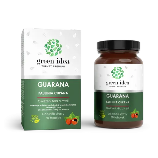 Guarana bylinný extrakt - tobolky 60 ks - Green idea