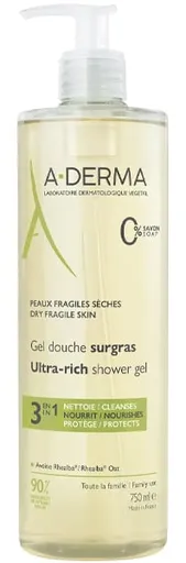 A-DERMA Sprchový gel (Ultra Rich Shower Gel) 500 ml s pumpičkou
