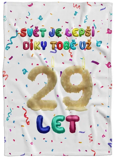 Deka Svět je lepší díky Tobě (věk: 29, Podšití beránkem: NE)