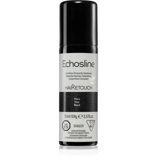 Echosline Hairetouch Hairtouch sprej pro okamžité zakrytí odrostů odstín Black 75 ml