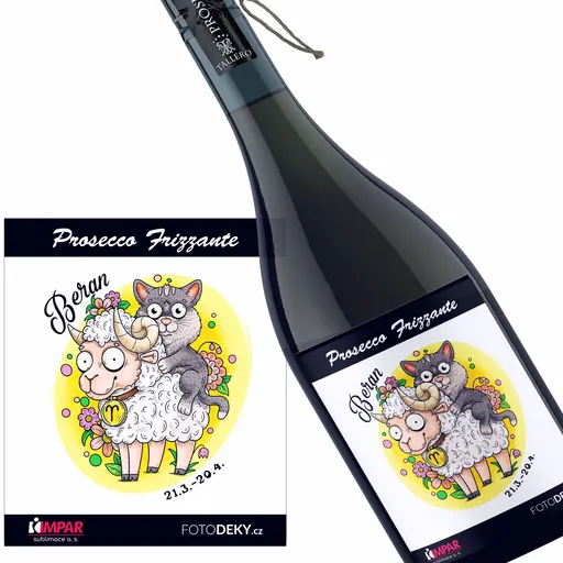Víno Kočičí znamení – beran (Druh Vína: Prosecco)