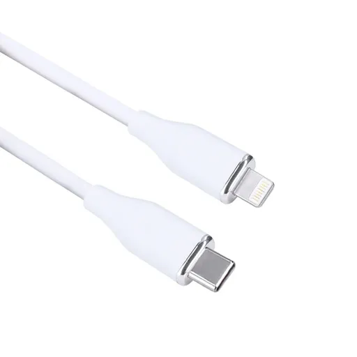 Solight USB-C/Lightning kabel, USB-C konektor - Lightning konektor, silikon, 0,5m SSC19005-S