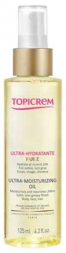 Topicrem Hydratační olej na tělo a vlasy (Ultra-Moisturizing Oil) 125 ml