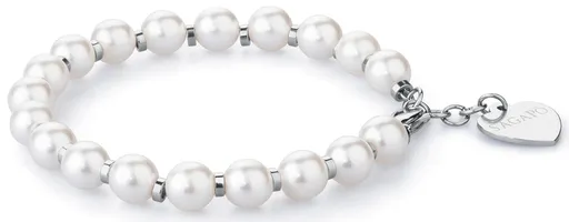 S'Agapõ Náramek s perličkami Happy SHAC4