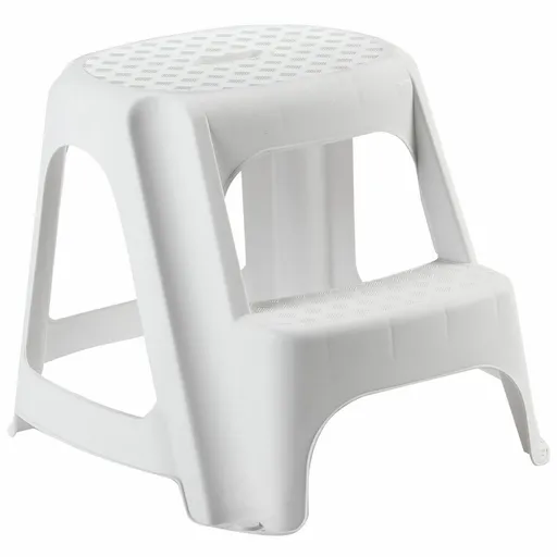 Plastové stupátko, bílá, 55 x 48 x 40 cm