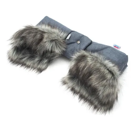 NEW BABY RUKÁVNÍK 2v1 Rukávník na kočárek, modrá, velikost