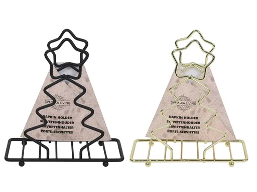 HIT Držák na ubrousky vánoční stromek MIX barev