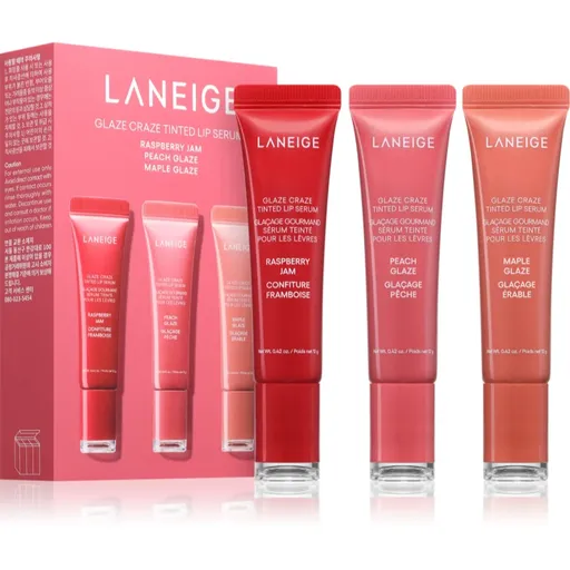 LANEIGE Glaze Craze Tinted Lip Serum tónovací balzám na rty výhodné balení