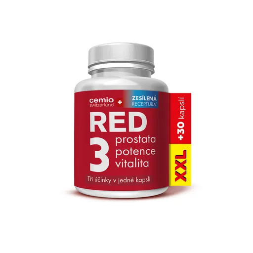 GreenSwan Cemio RED3 90 + 30 kapslí XXL