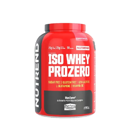 Nutrend Iso Whey Prozero jahodový cheesecake 2250 g