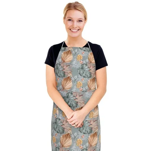 Bellatex Zástěra Adéla Monstera, růže žlutá, 67 x 84 cm