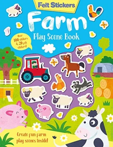 Felt Stickers Farm Play Scene Book - Kit Elliot
