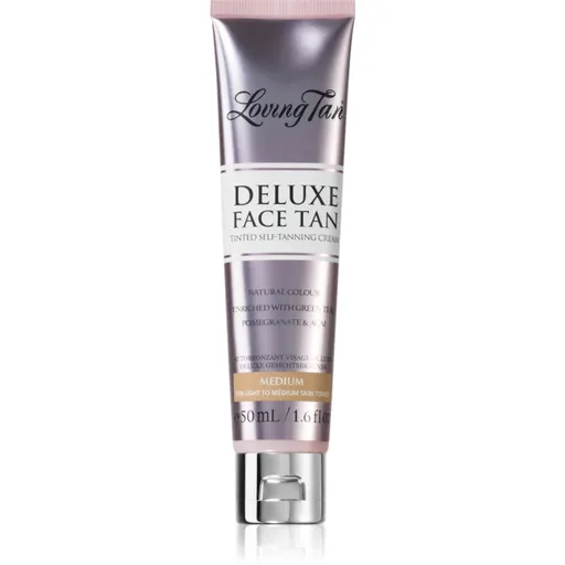 Loving Tan Deluxe Face Tan samoopalovací krém na obličej odstín Medium 50 ml