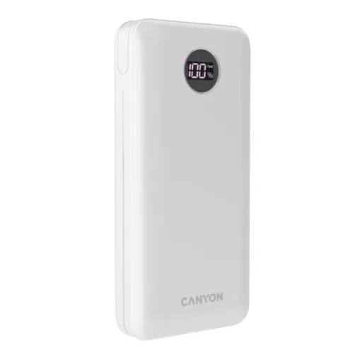 Canyon Power Bank PB-2002, 20000mAh, bílá