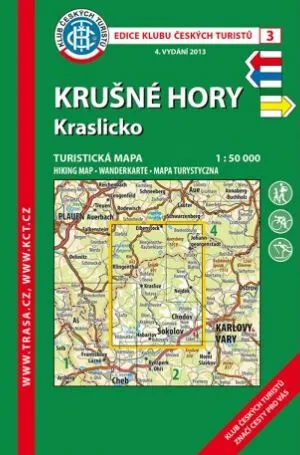 KČT 3 Krušné hory-Kraslicko 1:50 000 / Turistická mapa