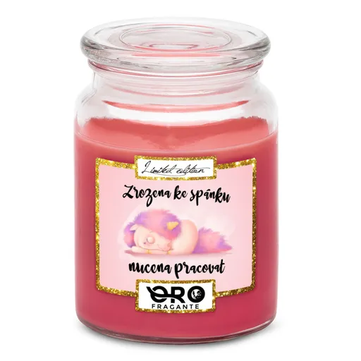 Svíčka Zrozena ke spánku (Vůně svíčky: Višně v čokoládě)