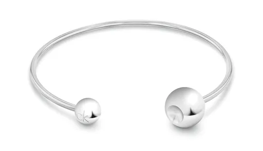 Calvin Klein Moderní pevný otevřený náramek Sculptural Bubbles 35000786