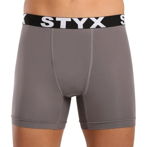Styx Pánské funkční boxerky tmavě šedé (W1063) M