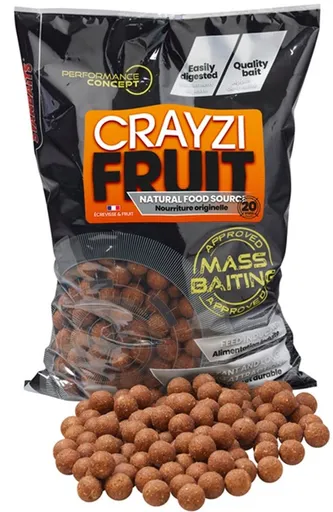 Starbaits Mass Baiting Boilies Crayzi Fruit 3kg - 24mm,Starbaits Mass Baiting Boilies Crayzi Fruit 3kg - 24mm
