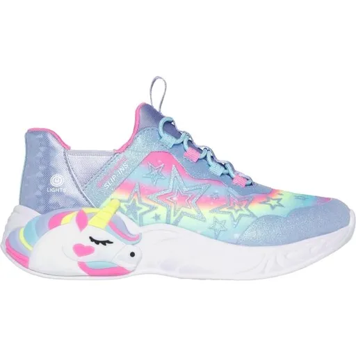 Skechers UNICORN DREAMS - STARRY LITE Dívčí vycházková obuv, fialová, velikost