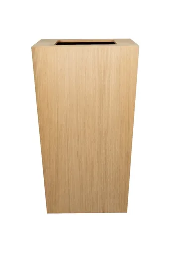 Dřevěný samozavlažovací květináč NATURA, vysoký, více variant - Hobby Flower Barva: světlý dub