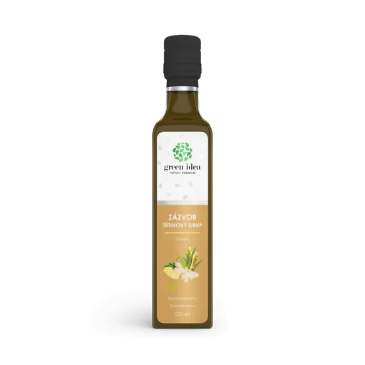 Zázvor sirup třtinový 250 ml - Green idea