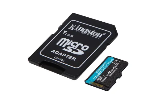 KINGSTON 1TB microSDXC Canvas Go Plus Gen4 200MB/s A2 U3 V30 Card + Adapter