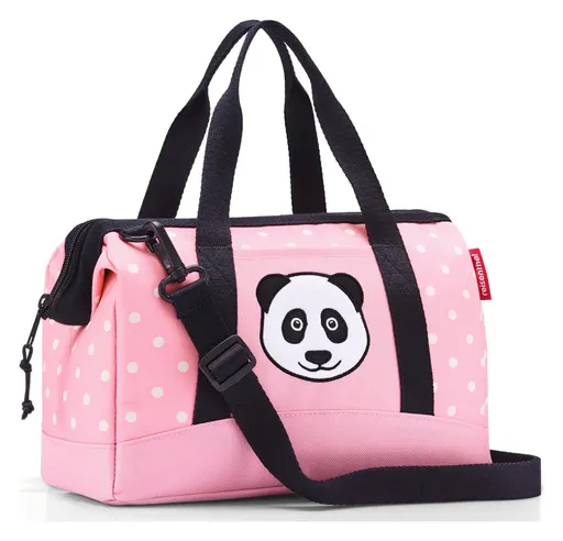 Dětská cestovní taška Reisenthel Allrounder XS Kids Panda Dots Pink