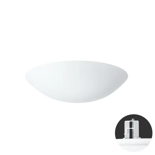 OSMONT TIT65534 TITAN V2 stropní/nástěnné plastové polovestavné svítidlo bílá IP44 4000 K 24W LED HF