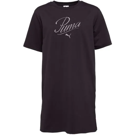 Puma LOGO DRESS Dámské šaty, černá, velikost