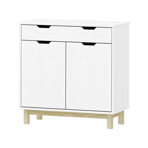 Komoda 2 dveře + 1 zásuvka BONITO 2 bílý lak
