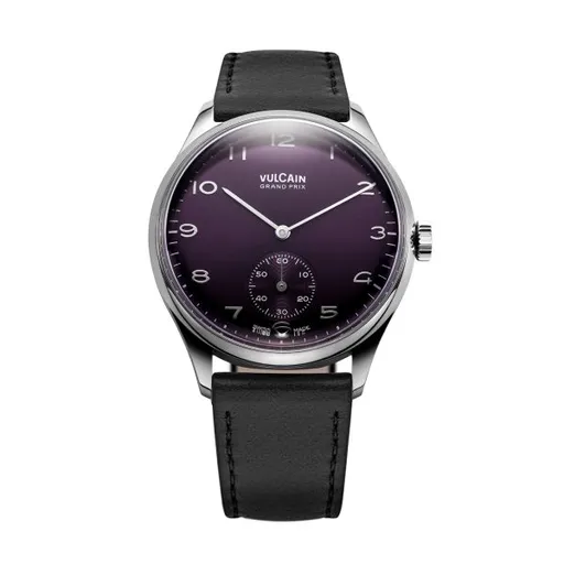 Vulcain Grand Prix - Small Second Purple - Black Plain