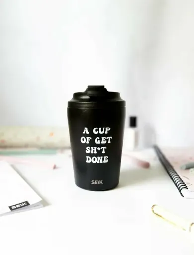 Termohrnek/hrnek na kávu – get sh*t done (350ml)