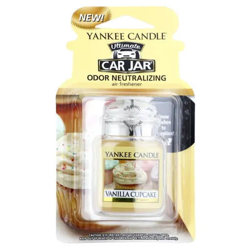Yankee Candle Vanilla Cupcake vůně do auta závěsná 1 ks