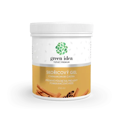 Skořicový masážní gel 250 ml - Green idea