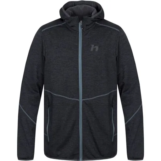 Hannah DAMAR HOODY Pánská mikina, tmavě šedá, velikost