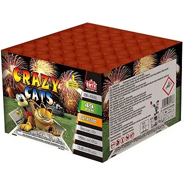 TARRA pyrotechnic Baterie výmetnic - crazy cats, 49 ran, 8/1 (BAT4920D)
