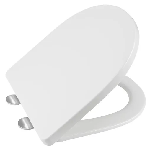 AQUALINE JALTA WC sedátko, Soft Close, Easy Take, bílá PBS103
