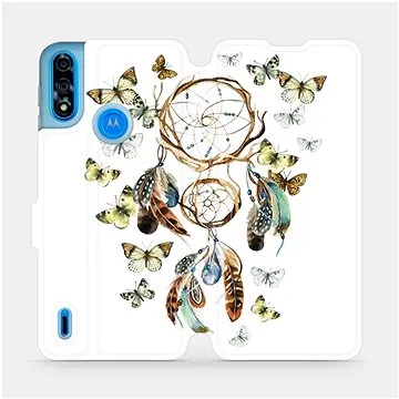 Flipové pouzdro na mobil Motorola Moto E7 Power - M001P Lapač a motýlci (5903516684564)