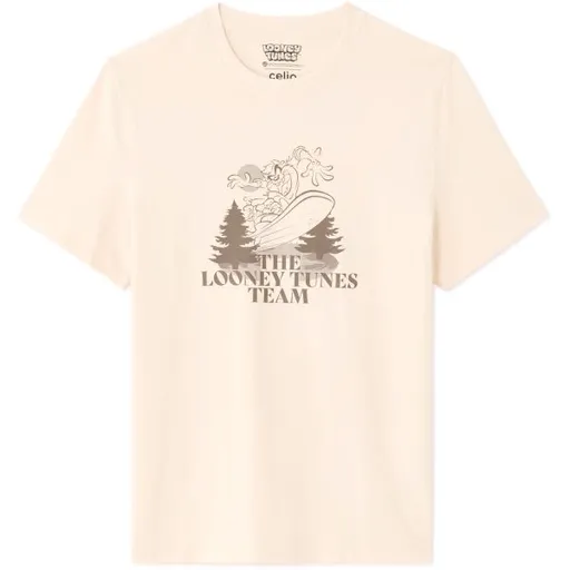 CELIO LNELOON Pánské tričko, béžová, velikost