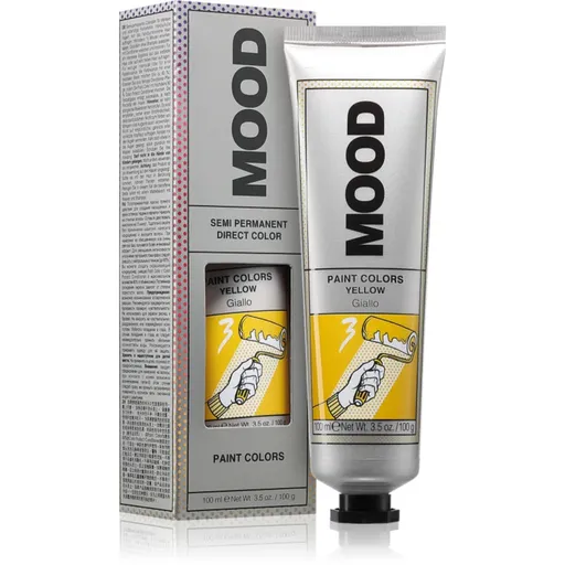 MOOD Paint Colors semipermanentní barva na vlasy odstín Yellow 100 ml