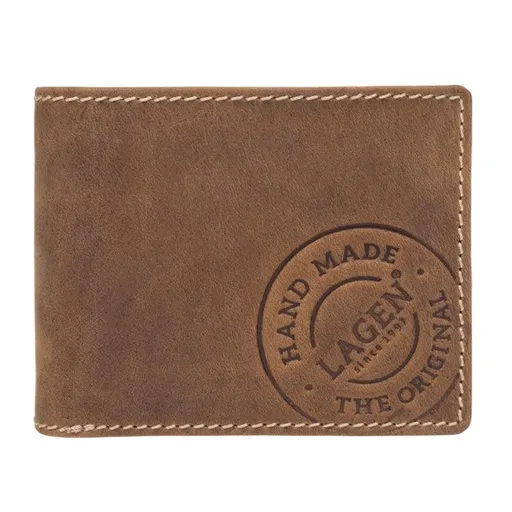 Pánská kožená peněženka Lagen Thor - hnědá